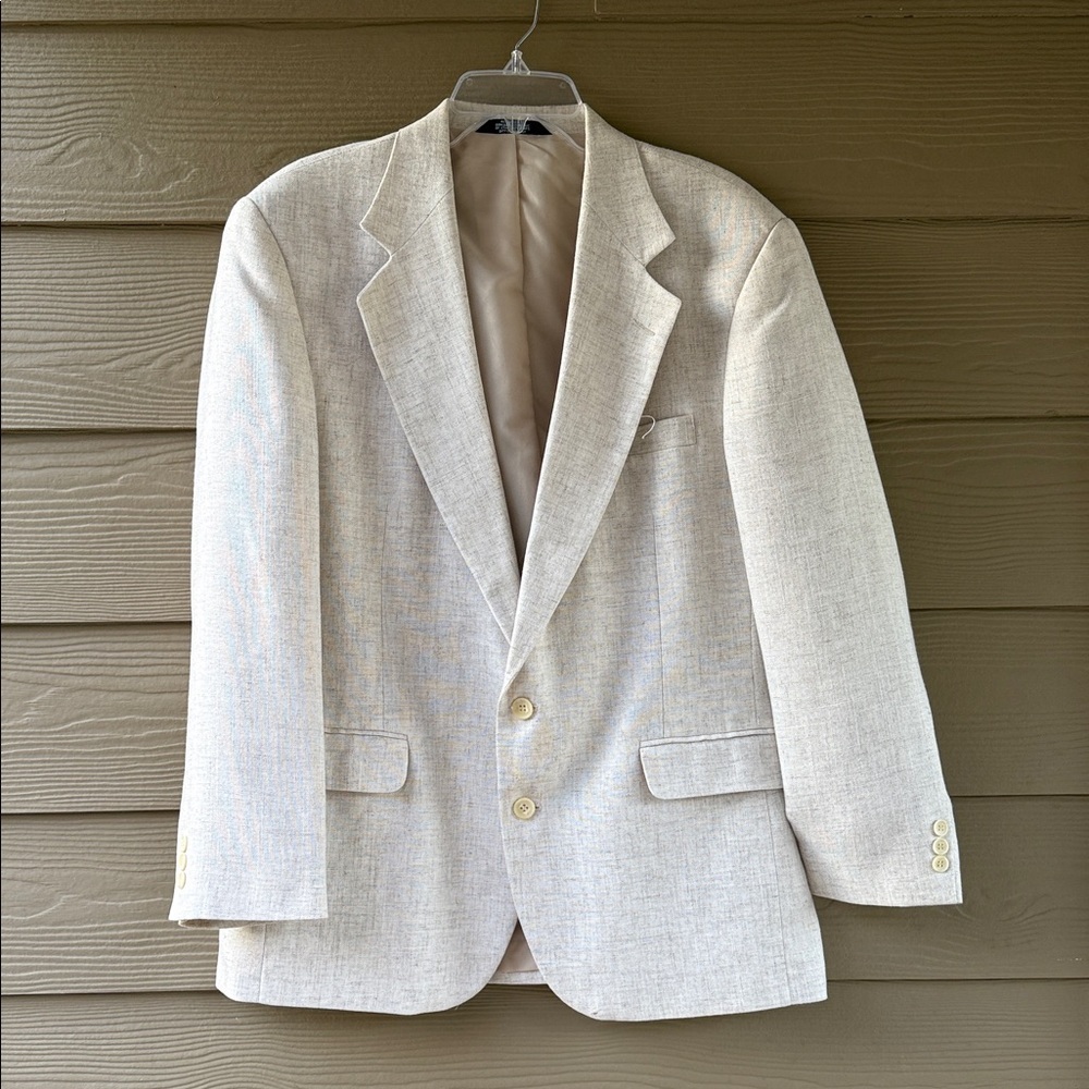 Haggar Men's Light Tan Blazer